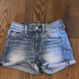 Denim shorts